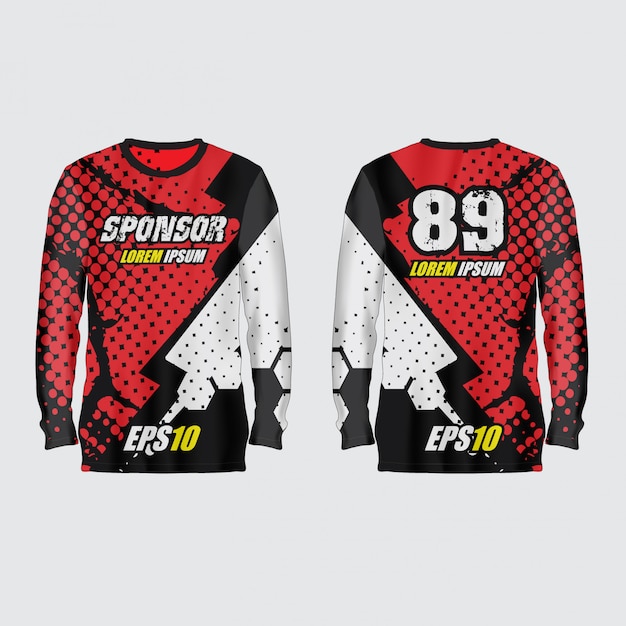Ilustración de camiseta deportiva