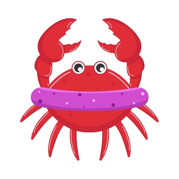 Ilustración de cangrejo