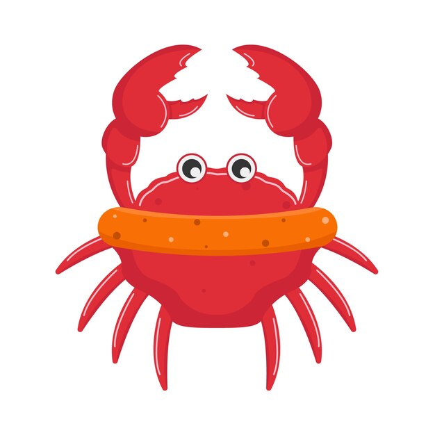 Ilustración de cangrejo
