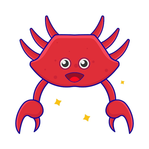 Ilustración de cangrejo