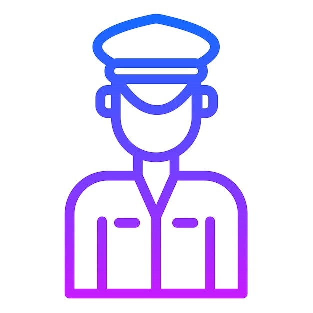 Ilustración del capitán vectorial
