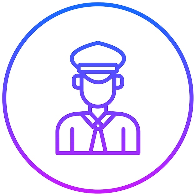Ilustración del capitán vectorial
