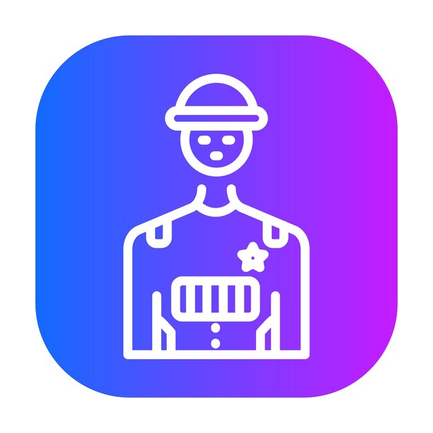 Ilustración del capitán vectorial