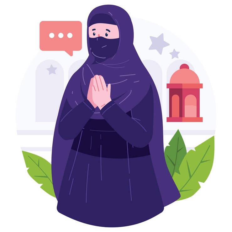 Ilustración del carácter de las mujeres musulmanas