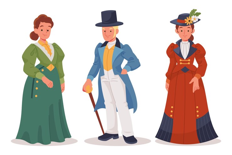 Vector ilustración de caracteres planos del artículo 18