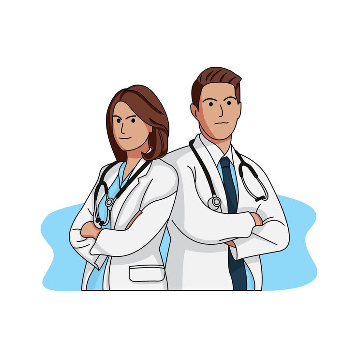 ILUSTRACIÓN DE CARACTERÍSTICAS MÉDICOS