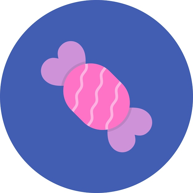 Ilustración de caramelos planos