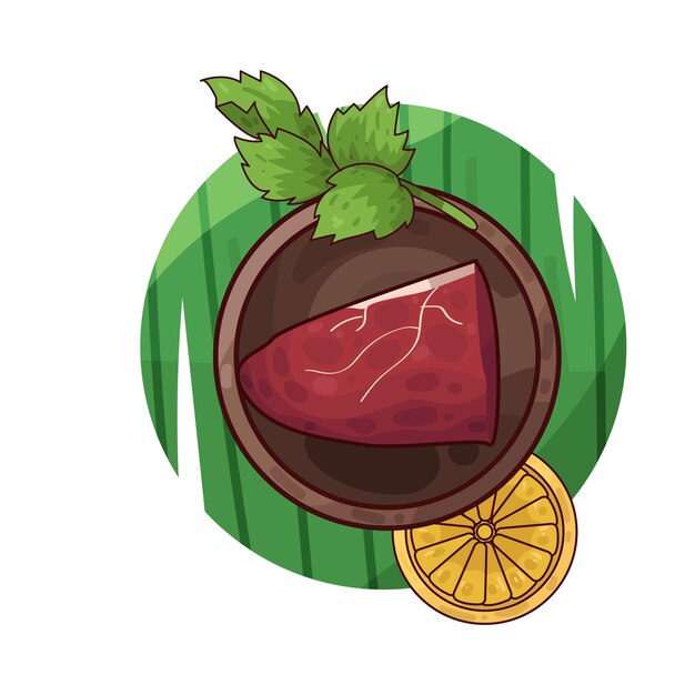 Ilustración de la carne