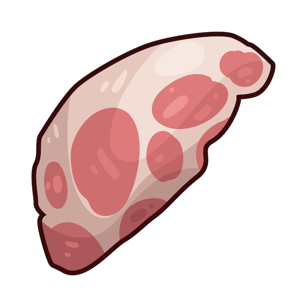 Ilustración de la carne