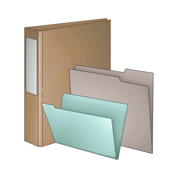 Vector ilustración de la carpeta