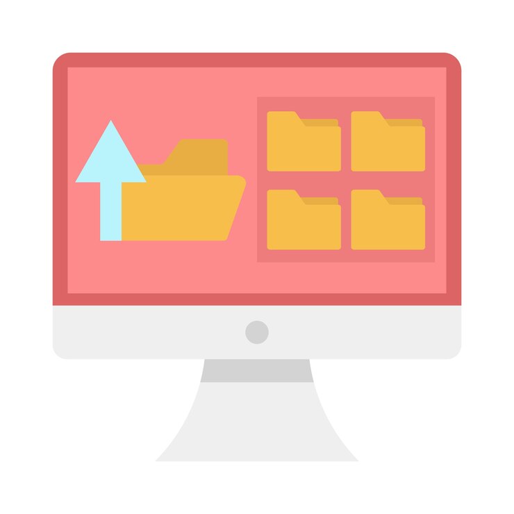 Vector ilustración de la carpeta