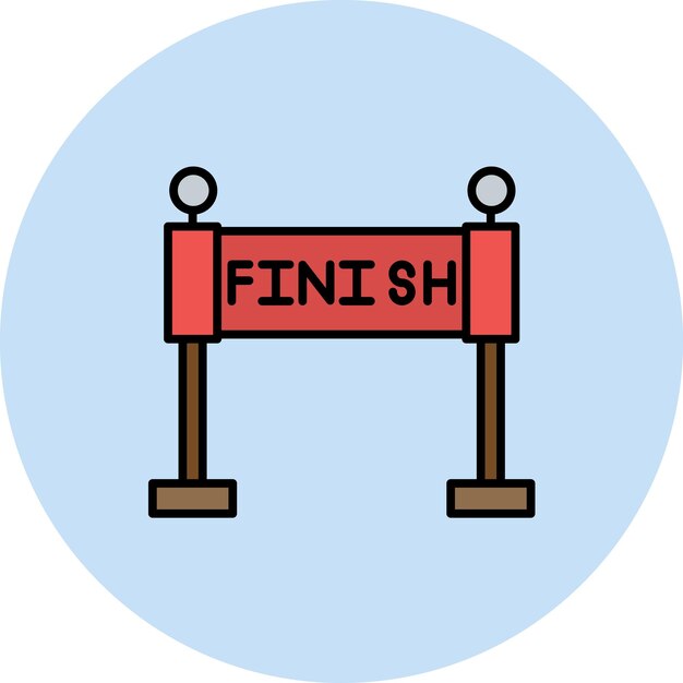 Ilustración de la carrera de fin de piso