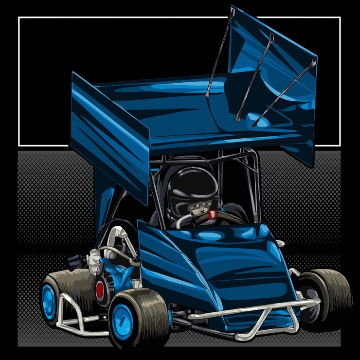 Vector ilustración de carrera de resistencia azul aislada en fondo negro para el negocio de diseño gráfico de camiseta de afiche