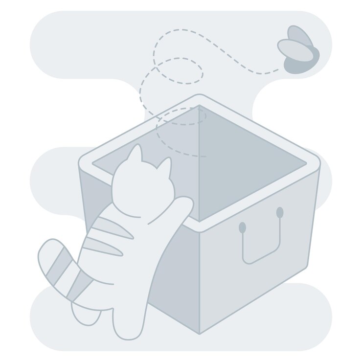Ilustración de carrito vacío perfecta para proyectos de interfaz de usuario uiux