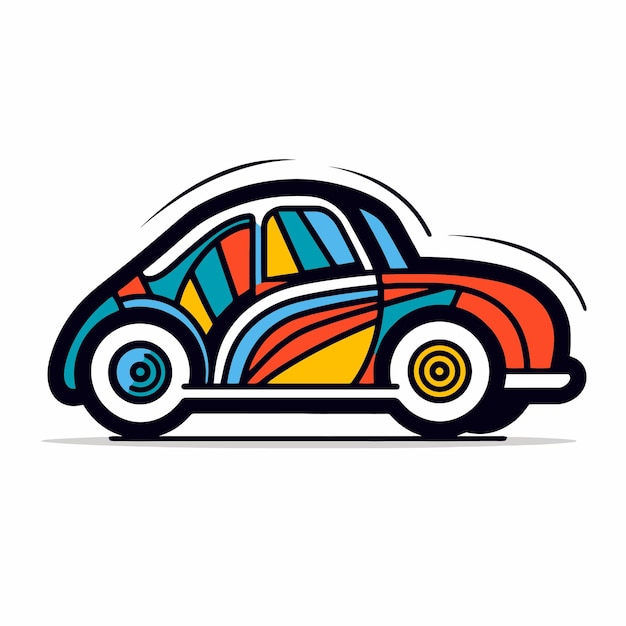 Vector ilustración de un carro