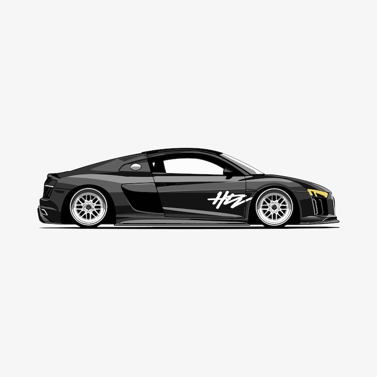 Vector ilustración de un carro