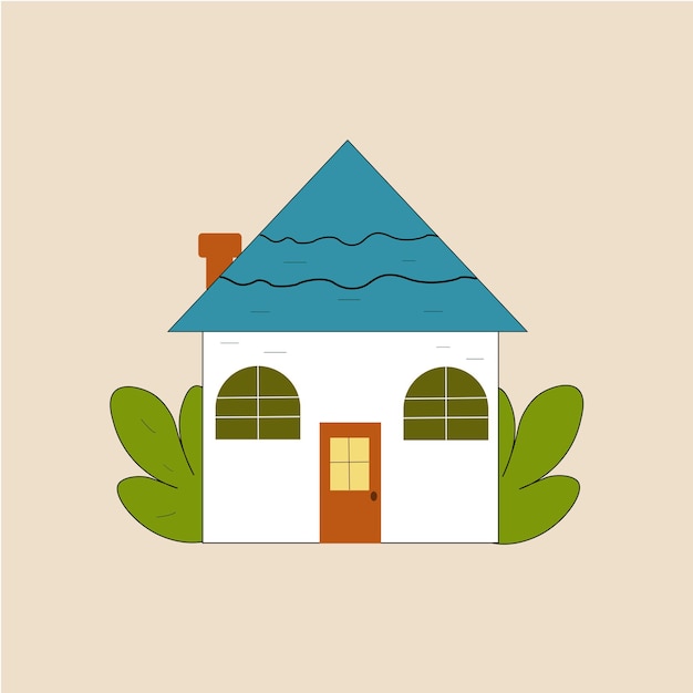 Vector ilustración de la casa vectorial