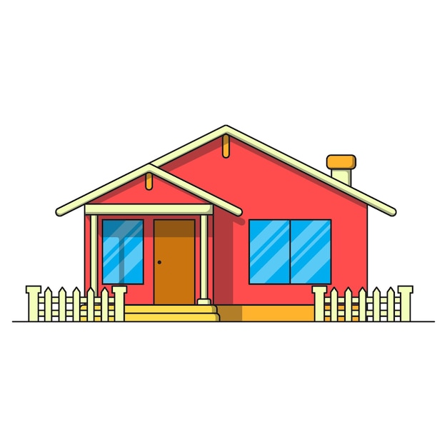 ilustración de la casa
