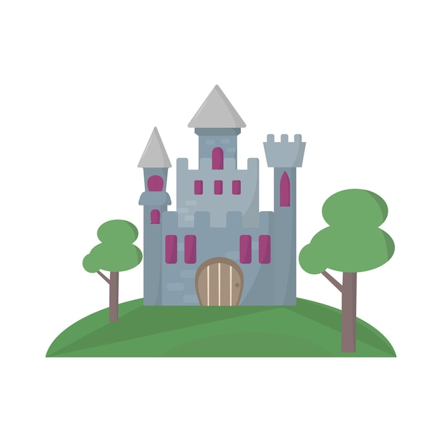 Vector ilustración del castillo