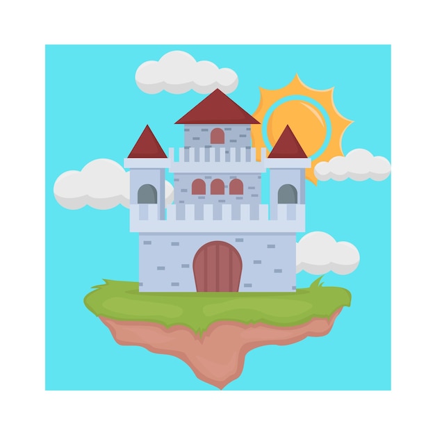 Vector ilustración del castillo