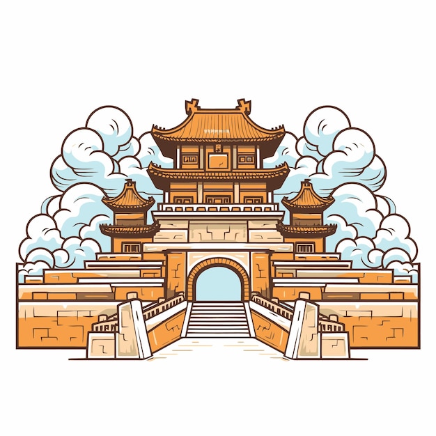 ilustración de un castillo