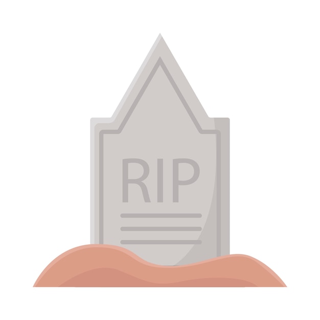 Vector ilustración del cementerio