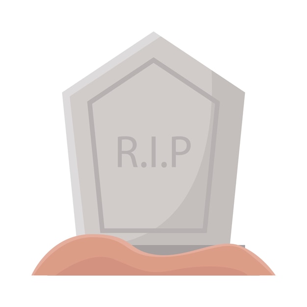 Vector ilustración del cementerio