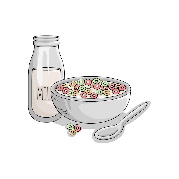 Vector ilustración de cereal