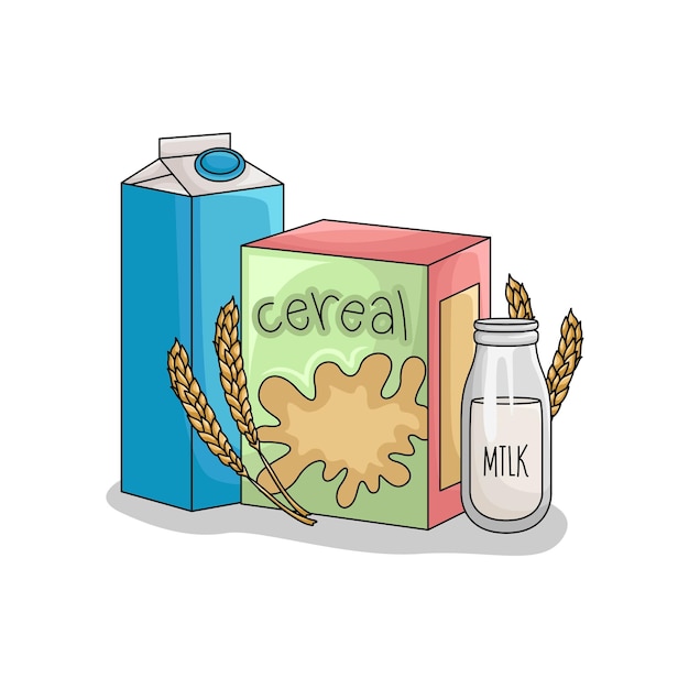 Ilustración de cereal