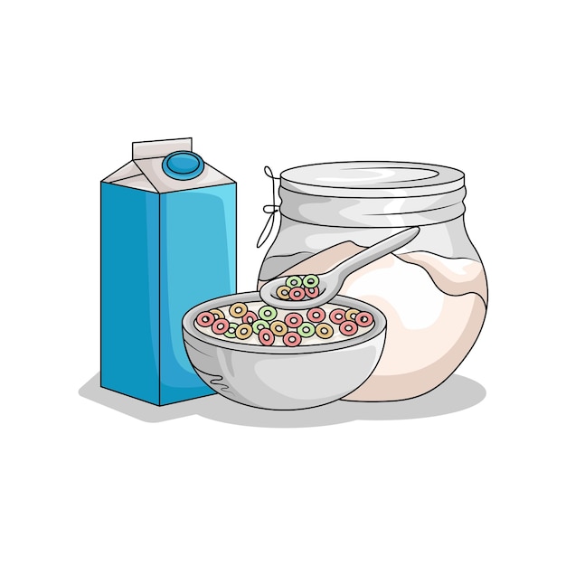 Ilustración de cereal