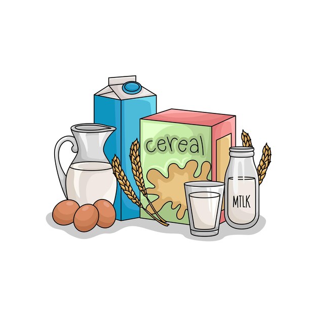 Vector ilustración de cereal