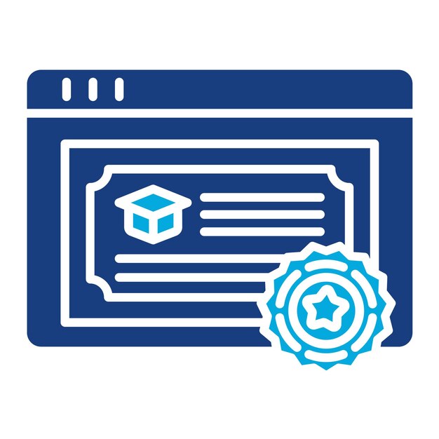 Ilustración del certificado Duotone