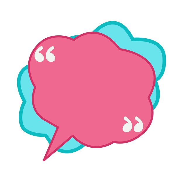 Ilustración del chat de burbujas