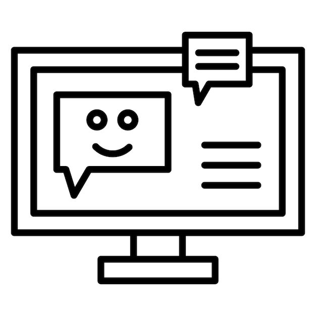 Ilustración de chatbot