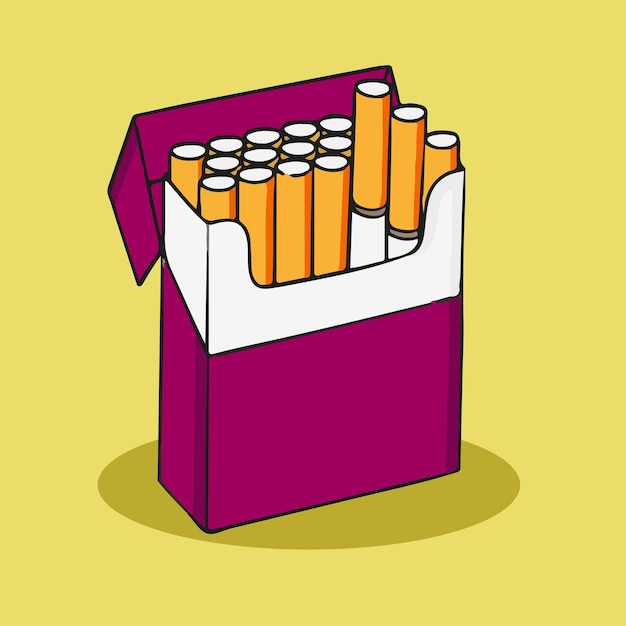 Ilustración de un cigarrillo Vector
