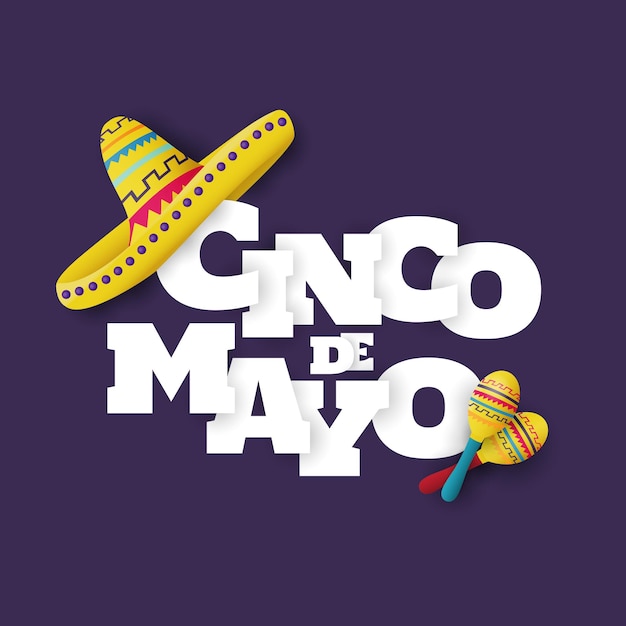 Ilustración del cinco de mayo.