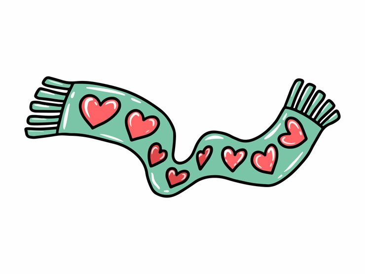 Vector ilustración de cinta en forma de corazón
