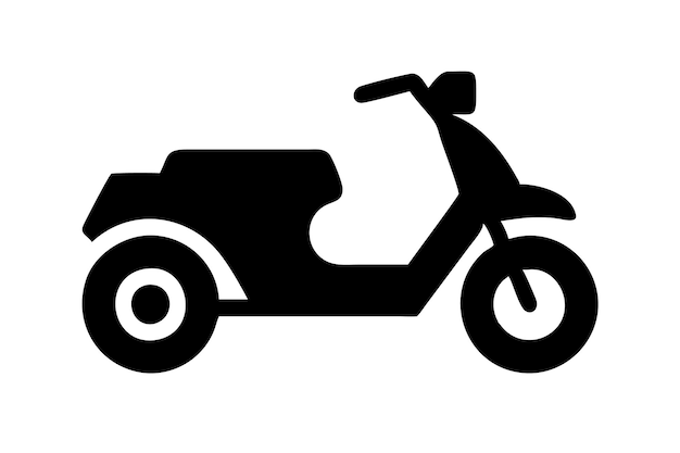 Ilustración clásica de la motocicleta