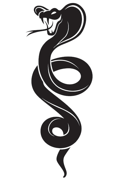 Vector ilustración de la cobra