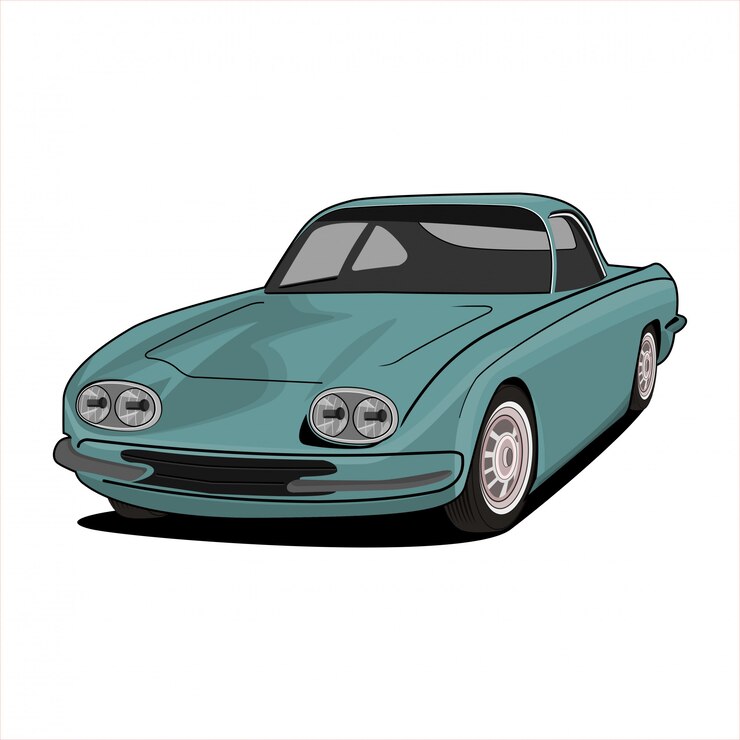 Vector ilustración de coche deportivo
