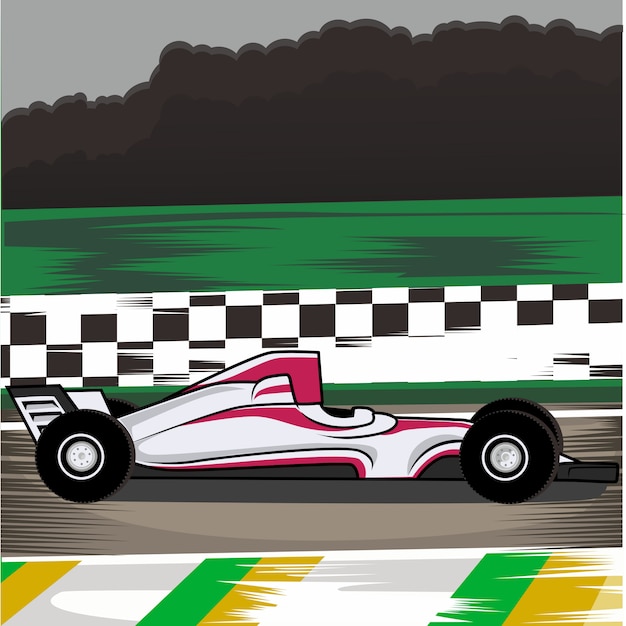 Vector ilustración de coche deportivo