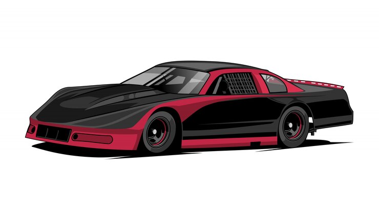 Vector ilustración de coche derby de demolición