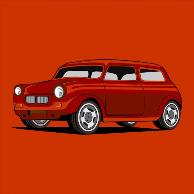 Vector ilustración del coche