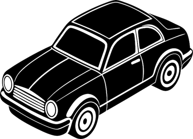 Ilustración de coches clásicos