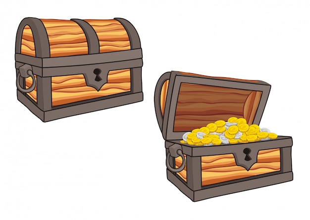 Ilustración del cofre del tesoro