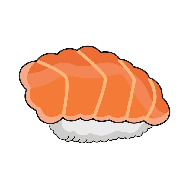 Ilustración de comida japonesa