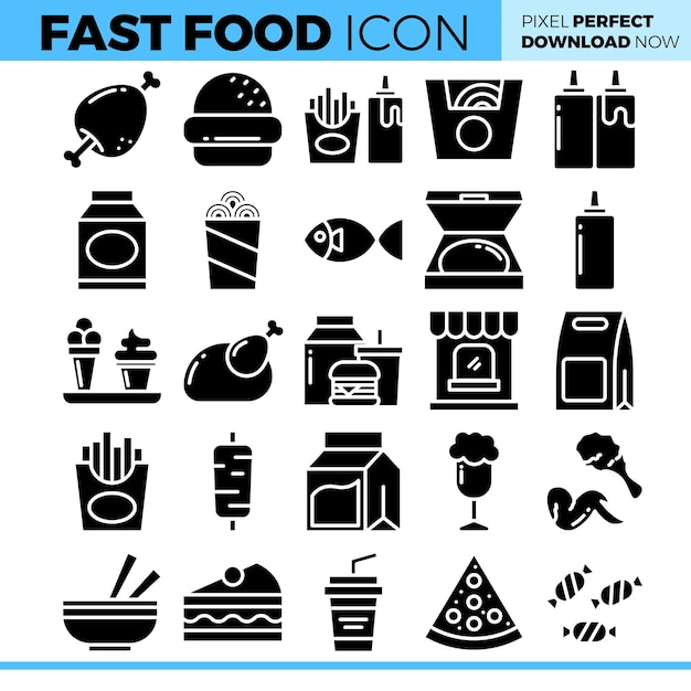 ilustración de comida rápida