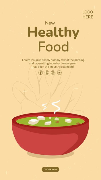 Vector ilustración de comida tradicional