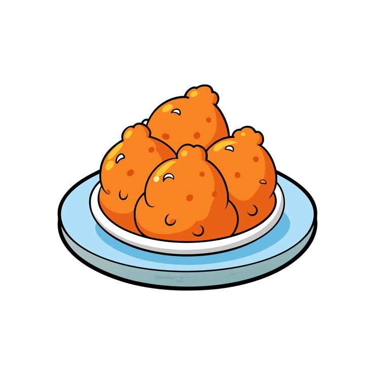 Vector ilustración de comida vectorial comida de pollo caliente deliciosa comida de restaurante carne rápida cena crujiente