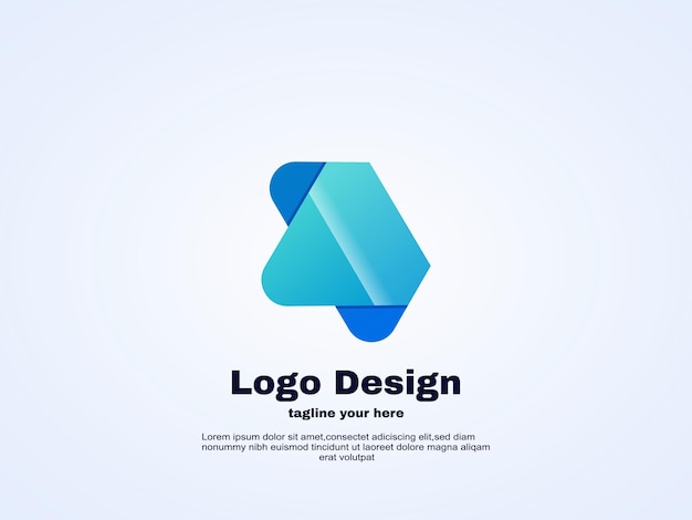 Ilustración de la compañía de negocios del ala del avión icono del logotipo plantilla vectorial material abstracto